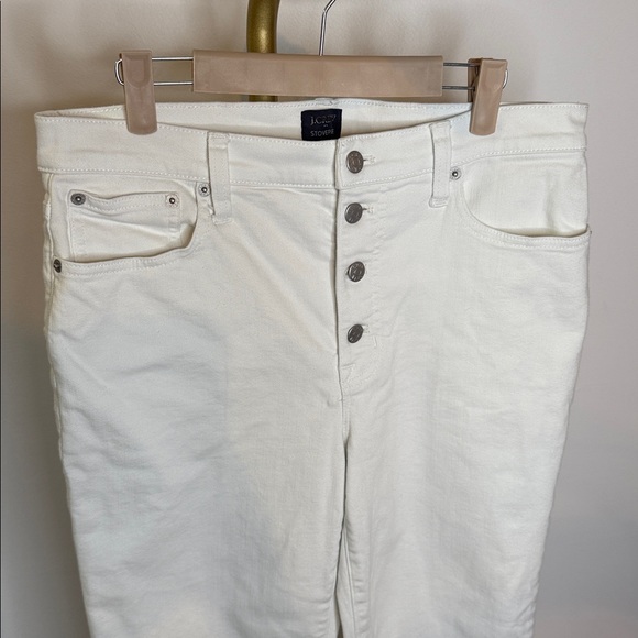 J Crew High-rise stovepipe jean in signature stretch 30 white - Picture 3 of 8